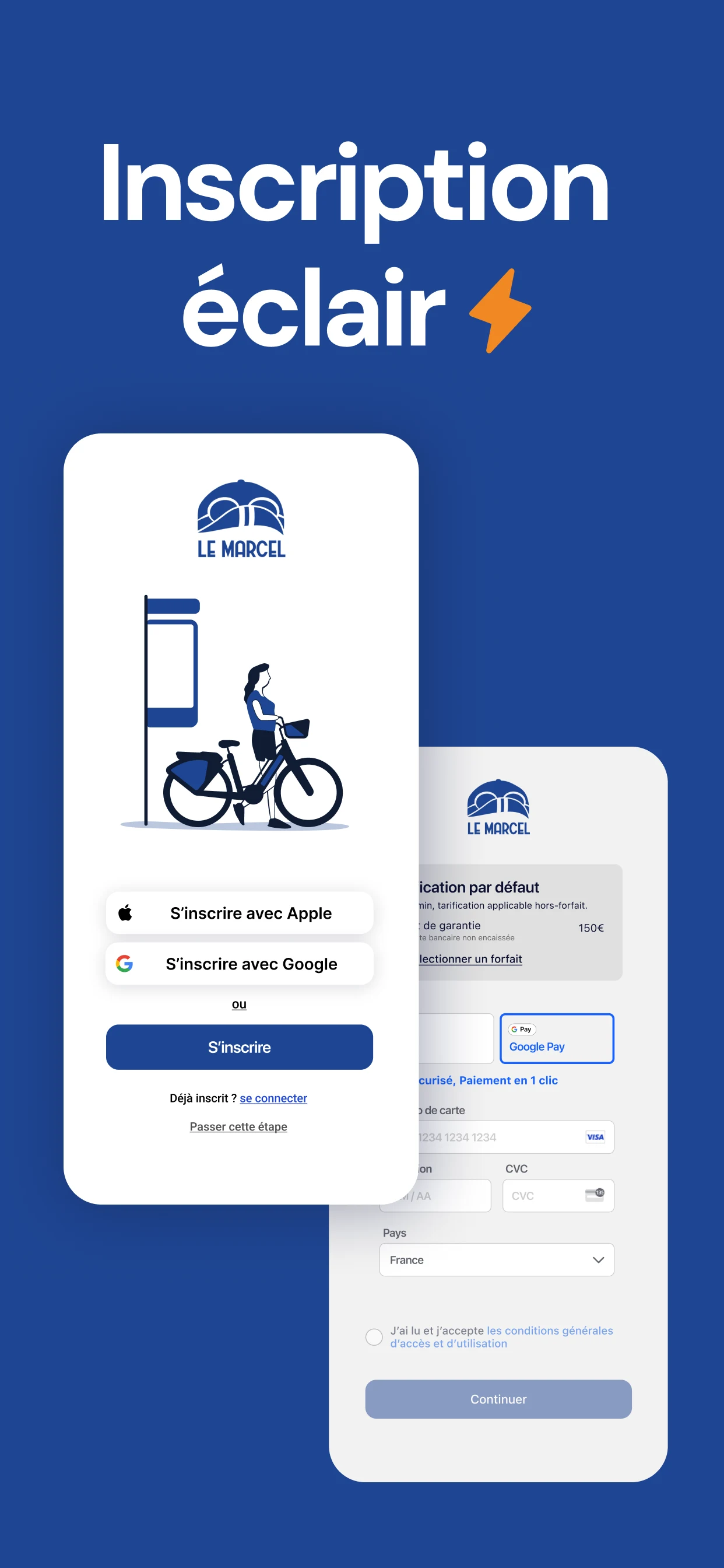 Le Marcel à vélo screenshot