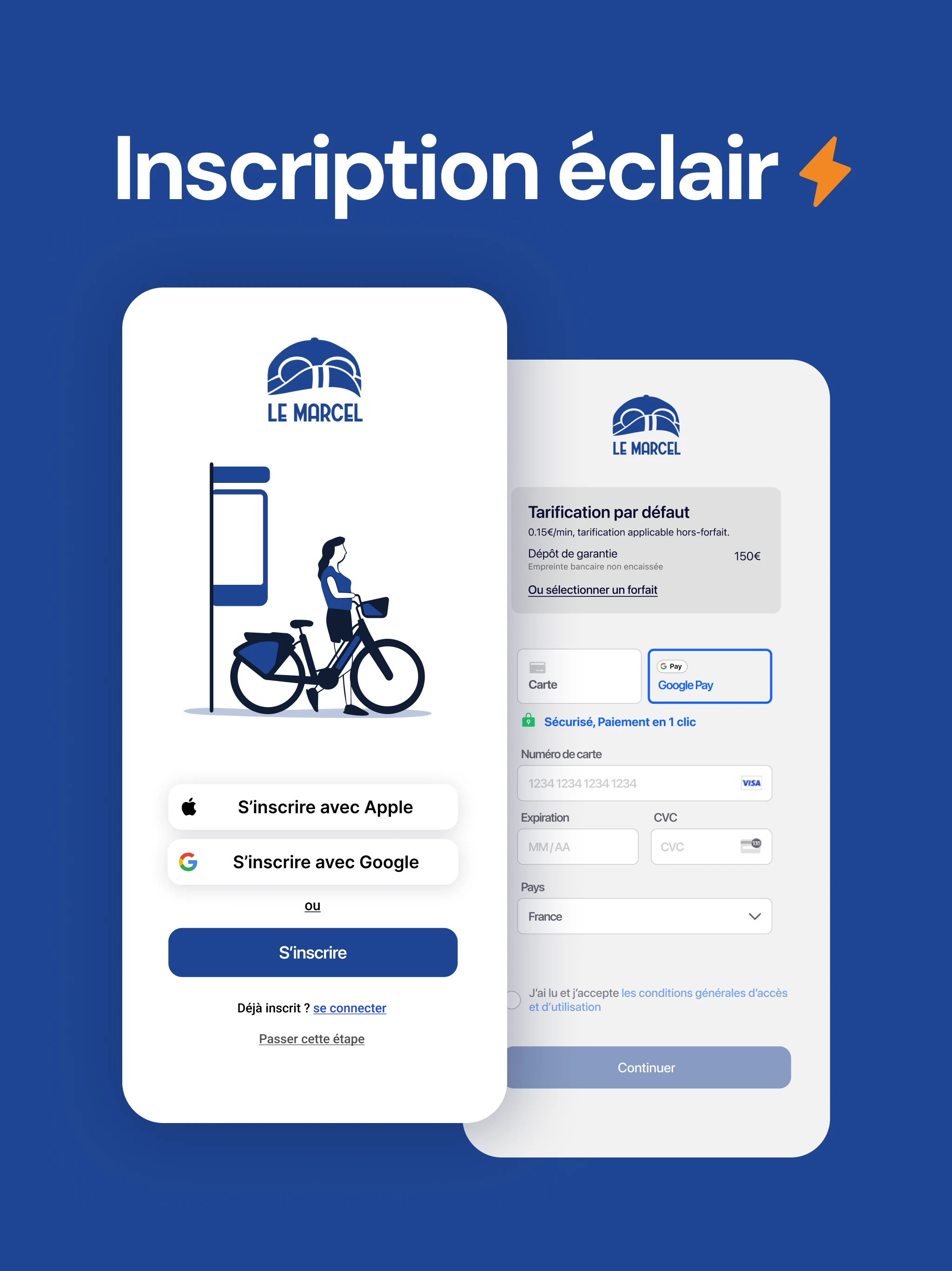 Le Marcel à vélo screenshot